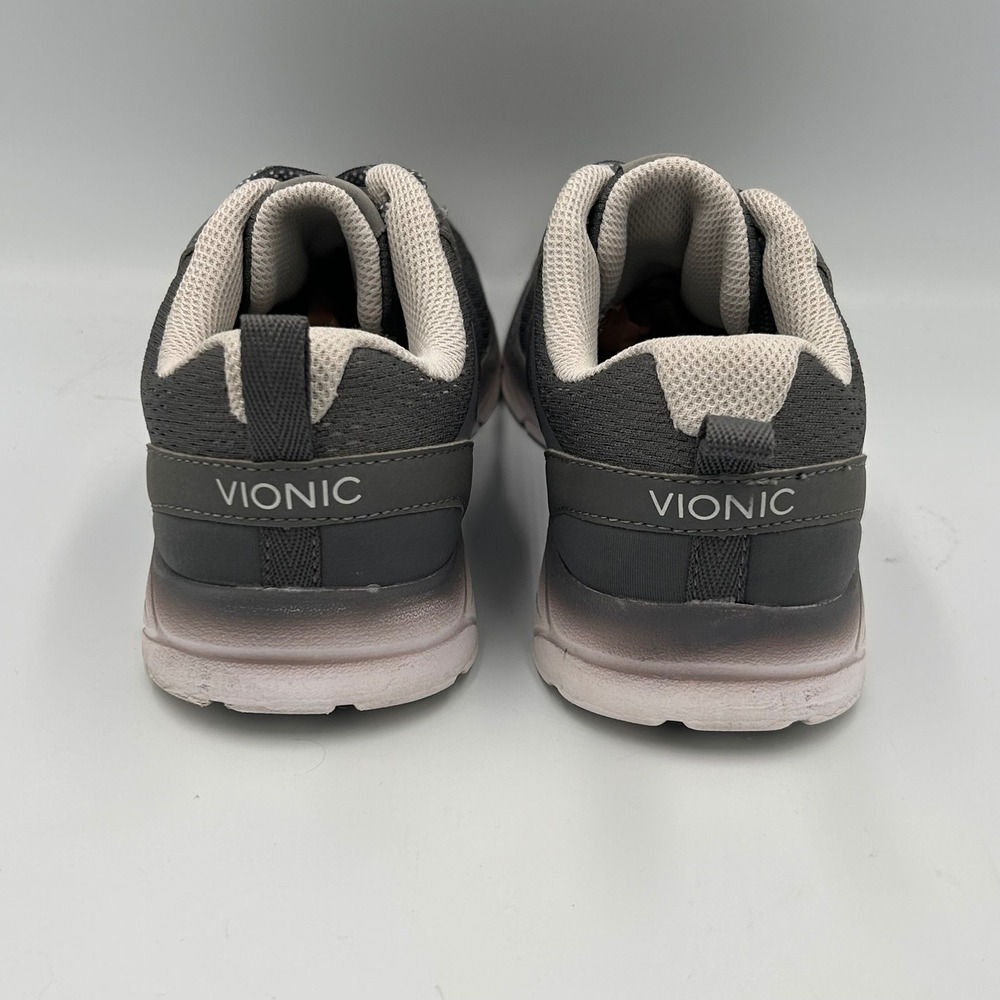 Vionic Miles Active Sneaker Charcoal Gray Mesh Walking Shoes 335MILES Womens 6.5 - Picture 4 of 9
